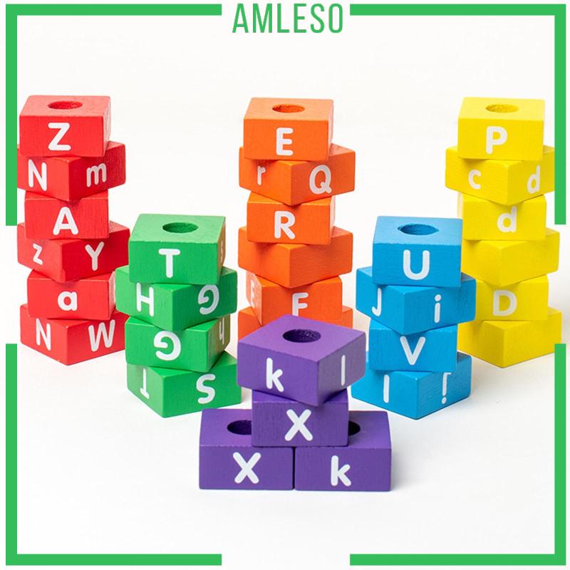 amleso-บล็อกตัวอักษรภาษาอังกฤษ-ของเล่นสําหรับเด็ก-วัยรุ่น