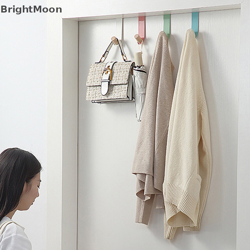 brightmoon-ตะขอเหล็กคาร์บอน-สําหรับแขวนเสื้อผ้า-ตู้เสื้อผ้า-ประตู-1-ชิ้น