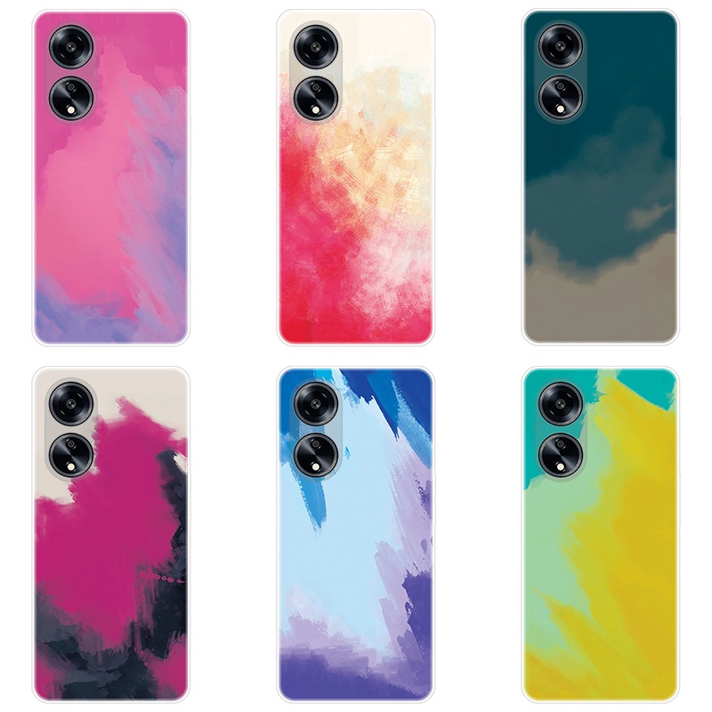 เคสซิลิโคน-tpu-สำหรับ-oppo-a98-a-98-5g-เคส-ซิลิโคนนิ่ม-สีพื้น
