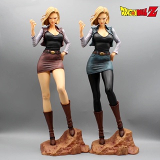 โมเดลฟิกเกอร์ PVC รูปปั้นอนิเมะ Dragon Ball Z Lazuli GK Android 18 ของเล่น ของสะสม สําหรับเก็บสะสม