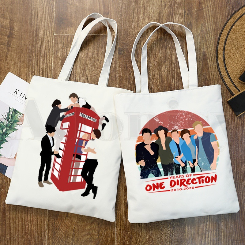 กระเป๋าสะพายไหล่-กระเป๋าช้อปปิ้ง-ผ้าแคนวาส-พิมพ์ลาย-one-direction-harry-styles-merch-1d-นํากลับมาใช้ใหม่ได้-21ig-สําหรับผู้หญิง