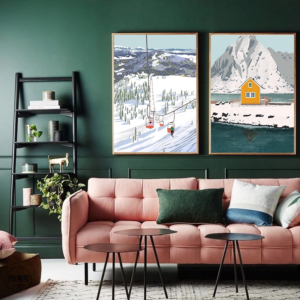 โปสเตอร์ผ้าใบ-ภาพวาดทิวทัศน์ภูเขา-สกี-รีสอร์ท-ทะเลสาบ-หลุยส์-แอลเบอต้า-ท่องเที่ยว-ภาพศิลปะบนผนัง-สําหรับตกแต่งผนังห้องนั่งเล่น