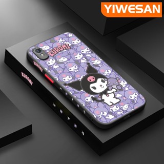 SANRIO เคสโทรศัพท์มือถือ ซิลิโคนใส ขอบสี่เหลี่ยม กันกระแทก ลายซานริโอ้ คุโรมิน่ารัก สําหรับ VIVO Y1s Y91C