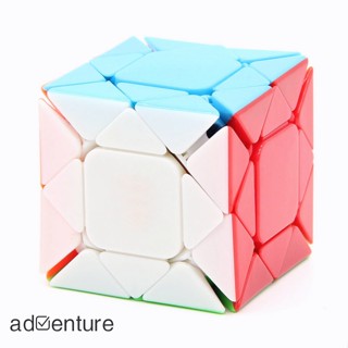 Adven รูบิค ลูกบาศก์มายากล Fangshi Fission Skewb Speed Cube ของเล่นเพื่อการศึกษา สําหรับเด็ก