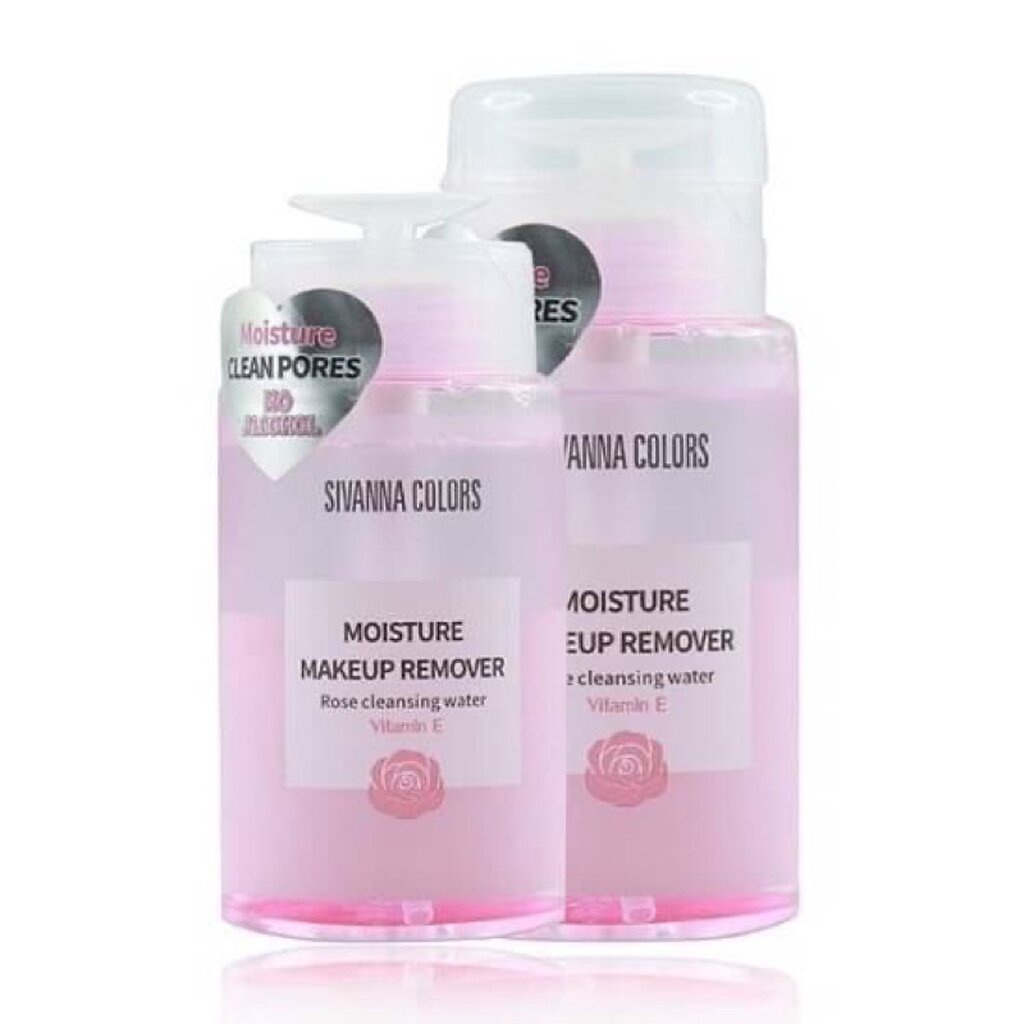 SIVANNA COLORS น้ำยาล้างเครื่องสำอาง 1 ขวด Moisture Makeup Remover Rose