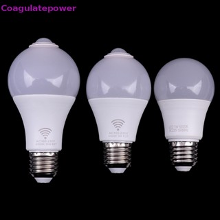 Coa E27 PIR หลอดไฟเซนเซอร์ 5W 9W 15W LED พร้อมเซนเซอร์จับการเคลื่อนไหว