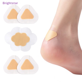 Brightstar 10 ชิ้น ป้องกันส้นเท้า ดูแลเท้า พื้นรองเท้า สติกเกอร์ กันน้ํา มองไม่เห็น แผ่นแปะป้องกัน ใหม่