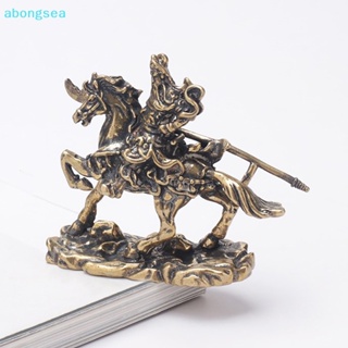 Abongsea รูปปั้นม้า ทองเหลือง สไตล์จีน สําหรับตกแต่งบ้าน ออฟฟิศ