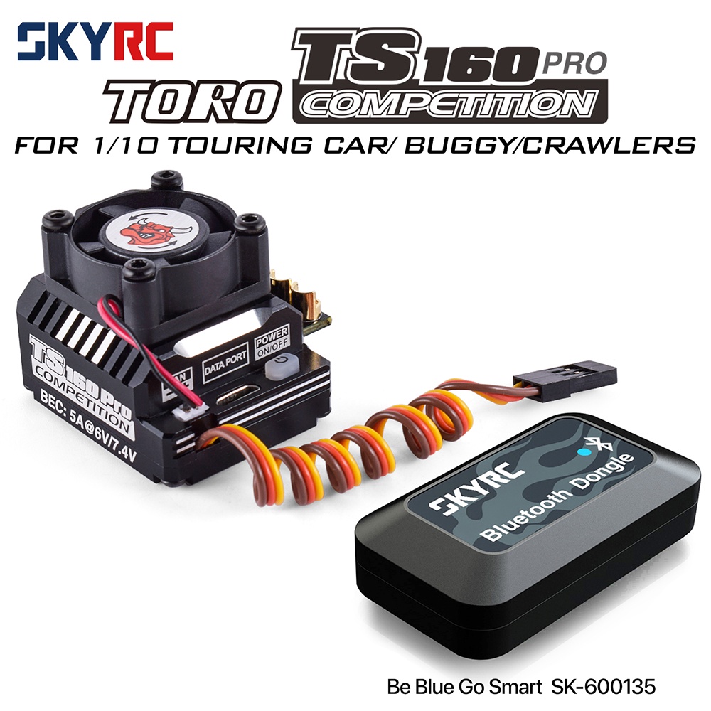 skyrc-toro-ts160-160a-เซนเซอร์ไร้แปรงถ่าน-esc-พร้อม-6v-7-4v-bec-สําหรับรถบักกี้-รถไต่หินบังคับ-1-10