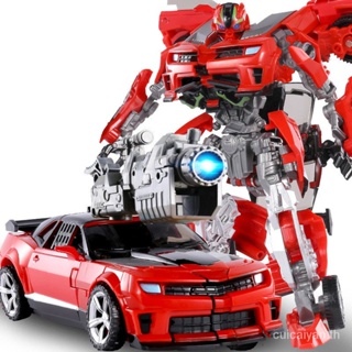 Spot New 20cm action character toy cool red transformation G1 alloy animation robot car truck model movie deformation series boys and children gift RSQQ