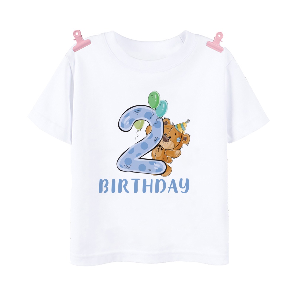 เสื้อยืด-พิมพ์ลายหมีตลก-ธีมปาร์ตี้วันเกิด-แฟชั่นสําหรับเด็กผู้ชาย-และเด็กผู้หญิง-อายุ-1-12-ปี