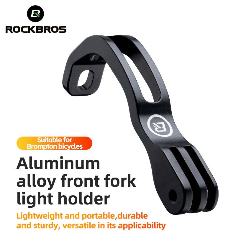 rockbros-ขาตั้งไฟหน้าจักรยาน-อะลูมิเนียมอัลลอย-สําหรับ-brompton-gopro