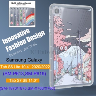 เคสมือถือ พิมพ์ลายการ์ตูน กันกระแทก สําหรับ Samsung Galaxy Tab S6 Lite 10.4 นิ้ว 2020 2022 Galaxy Tab S 6 Lite 10.4 S7 S 8 11.0 SM-P613 SM-P619 P610N SM-T870 SM-T875
