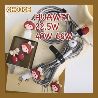 เคส TPU นิ่ม ป้องกันสายชาร์จ สีแคนดี้ สําหรับ huawei 22.5w huawei glory 20S Y7A