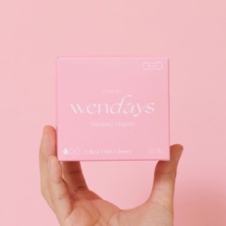 ขายดีอันดับ 1🔥 [📌ซื้อ 1 แถม 1] WENDAYS Ultra Thin Liners 15CM (20pcs) ผ้าอนามัยออร์แกนิคสำหรับวันมาน้อย (แบบบางพิเศษ)