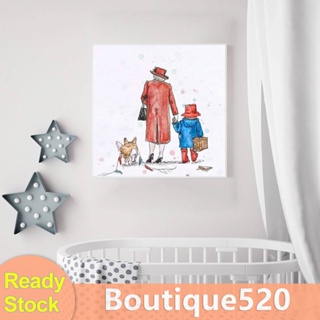 ชุดงานจิตรกรรมเม็ดบีด ทรงเพชรกลม 5D ลาย The Queen of England Paddington Bear DIY [boutique520.th]