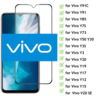 กระจกนิรภัย แบบเต็มจอ สําหรับ Vivo Y1s Y3 Y3S Y11 Y11S Y12a Y12s Y12i Y15 Y17 Y20 Y20A Y20G Y20s Y20i Y28 Y31 Y30 Y30G Y31S Y50 Y51 Y51a Y51S Y52 Y52S Y53S Y55 Y55S Y65 Y66 Y70