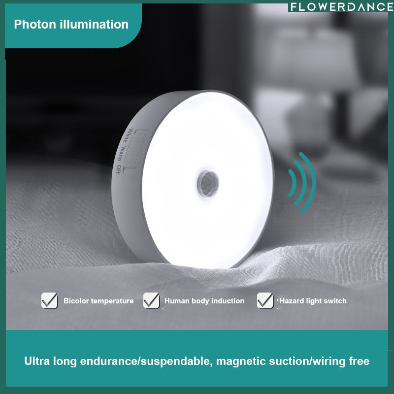 motion-sensor-light-led-nightlights-usb-chargeable-night-light-wall-lamp-for-stair-hallway-closet-cabinet-light-ดอกไม้