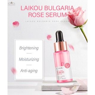 Dreamer LAIKOU Bulgaria Rose เซรั่มยกกระชับผิวหน้า ให้ความชุ่มชื้น ต่อต้านริ้วรอย กระชับรูขุมขน ขนาด 17 มล.