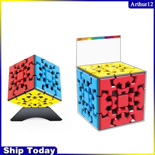 Arthur KungFu Cube Gear Cube 3x3x3 Magic Speed Cube 3D Puzzle ของเล่นพัฒนาสมองของเล่นเพื่อการศึกษาสําหรับเด็ก