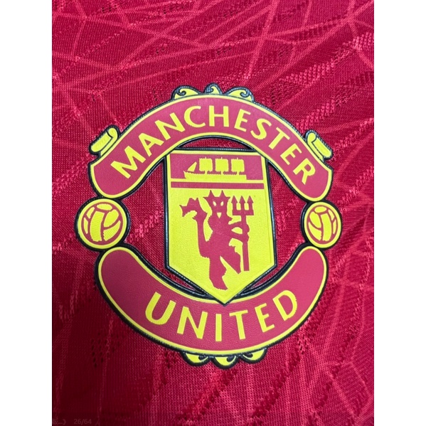 เสื้อกีฬาแขนยาว-ลายทีมฟุตบอล-manchester-united-2324-ชุดเหย้า