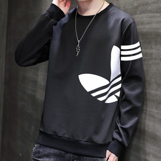 เสื้อกันหนาวแขนยาวลําลอง คอกลม ผ้าฟลีซ ทรงหลวม ขนาดใหญ่ สําหรับผู้ชาย 2023 100