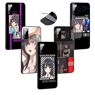 เคสโทรศัพท์มือถือแบบนิ่ม ลายอะนิเมะ Sakurajima Mai LFW220 สําหรับ Samsung Galaxy A31 A41 A42 A51 A52 A71 A72 A81 A82 A91