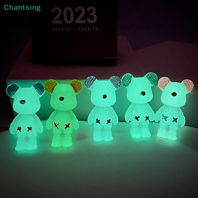 lt-chantsing-gt-ตุ๊กตาหมีเรืองแสง-diy-สําหรับตกแต่งบ้านตุ๊กตา-10-ชิ้น