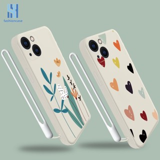 เคสโทรศัพท์มือถือแบบนิ่ม TPU กันกระแทก ลายหัวใจ พร้อมสายคล้อง สําหรับ VIVO Y21A Y21T Y12S Y16 Y12 Y20 Y15S Y91C Y21 2021 Y30 Y21S Y20S Y12i Y01 Y91 Y30i Y93 Y95 Y15 Y17 Y50 Y53S Y51 2020 Y51A Y33T Y10 Y33S Y1S Y11 Y31 Y20i