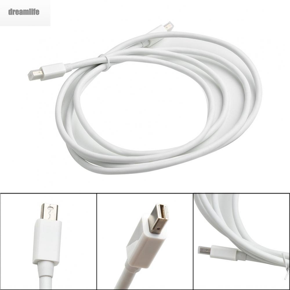 dreamlife-new-mini-dp-to-mini-dp-male-to-male-white-notebook-computer-1-8m-adapter-wire