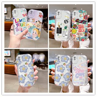 เคส redmi 9a เคสโทรศัพท์มือถือ แบบใส ลายครีม สําหรับ redmi 9a
