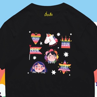 📦พร้อมส่ง pride mouth เสื้อ cartoon  ผ้า Cotton 100 % ผ้านุ่ม T-shirt