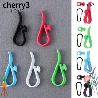 CHERRY3 ตะขอพลาสติก อุปกรณ์เสริม สําหรับแขวนกระเป๋าถือ เดินป่า ตั้งแคมป์