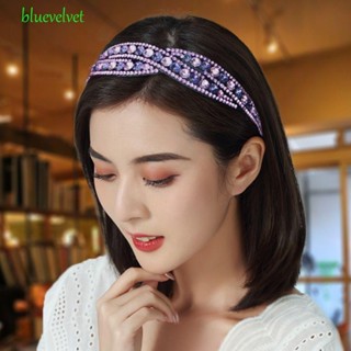 Bluevelvet ที่คาดผมแฟชั่น กันลื่น หรูหรา แวววาว สําหรับเด็กผู้หญิง