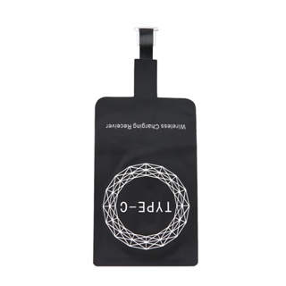 Type C Qi Wireless Charger Receiver Lightweight Charging Adapter Pad Coil