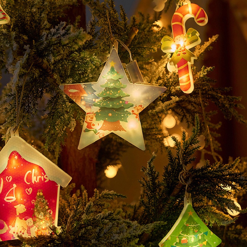 โคมไฟ-led-รูปซานตาคลอส-สโนว์แมน-แขวนตกแต่งหน้าต่าง-วันคริสต์มาส