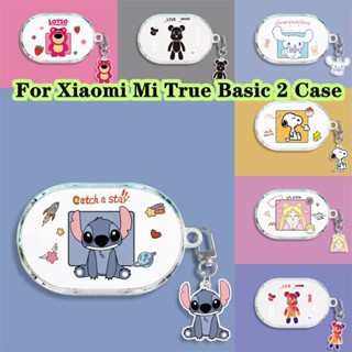 【Case Home】เคสหูฟัง แบบนิ่ม แบบใส ลายการ์ตูน สําหรับ Xiaomi Mi True Basic 2 Xiaomi Mi True Basic 2