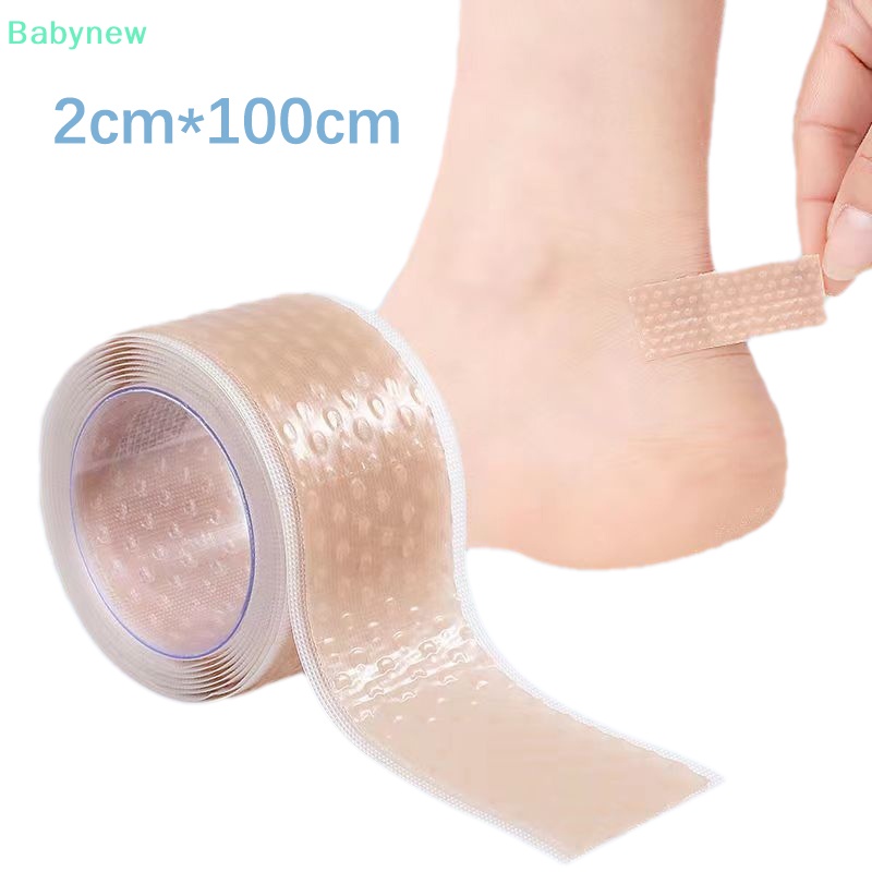 lt-babynew-gt-สติกเกอร์ซิลิโคน-ป้องกันการเสียดสี-ป้องกันส้นเท้า-ขนาด-100-มล-สําหรับรองเท้าส้นสูง-1-ม้วน