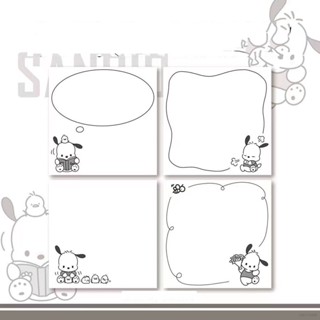 SANRIO กระดาษโน๊ต ลายการ์ตูนซานริโอ้ Pochacco น่ารัก แบบเรียบง่าย สําหรับนักเรียน