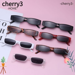 Cherry3 แว่นตากันแดด ทรงสี่เหลี่ยมผืนผ้า ขนาดเล็ก ป้องกันรังสียูวี 400 แฟชั่นสําหรับสตรี