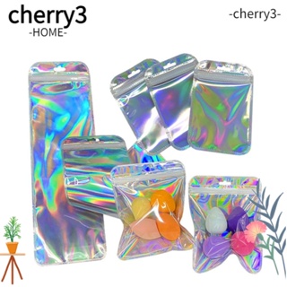Cherry3 ถุงซิปล็อค คุณภาพสูง สําหรับใส่เครื่องประดับ 50 ชิ้น ต่อถุง