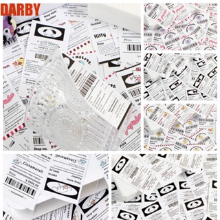 Darby สติกเกอร์ซีล ลายสุนัขคุโรมิน่ารัก ขนาดเล็ก สไตล์อเมริกัน สําหรับติดซองจดหมาย ตั๋ว 20 ชิ้น ต่อกล่อง