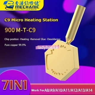 ใหม่ ของแท้ MECHANIC แพลตฟอร์มความร้อน หัวแร้งทองแดงบริสุทธิ์ 900M-T-C9 สําหรับซ่อมแซมชิป CPU iPhone A8 A9 A10 A11 A12 A13 A14