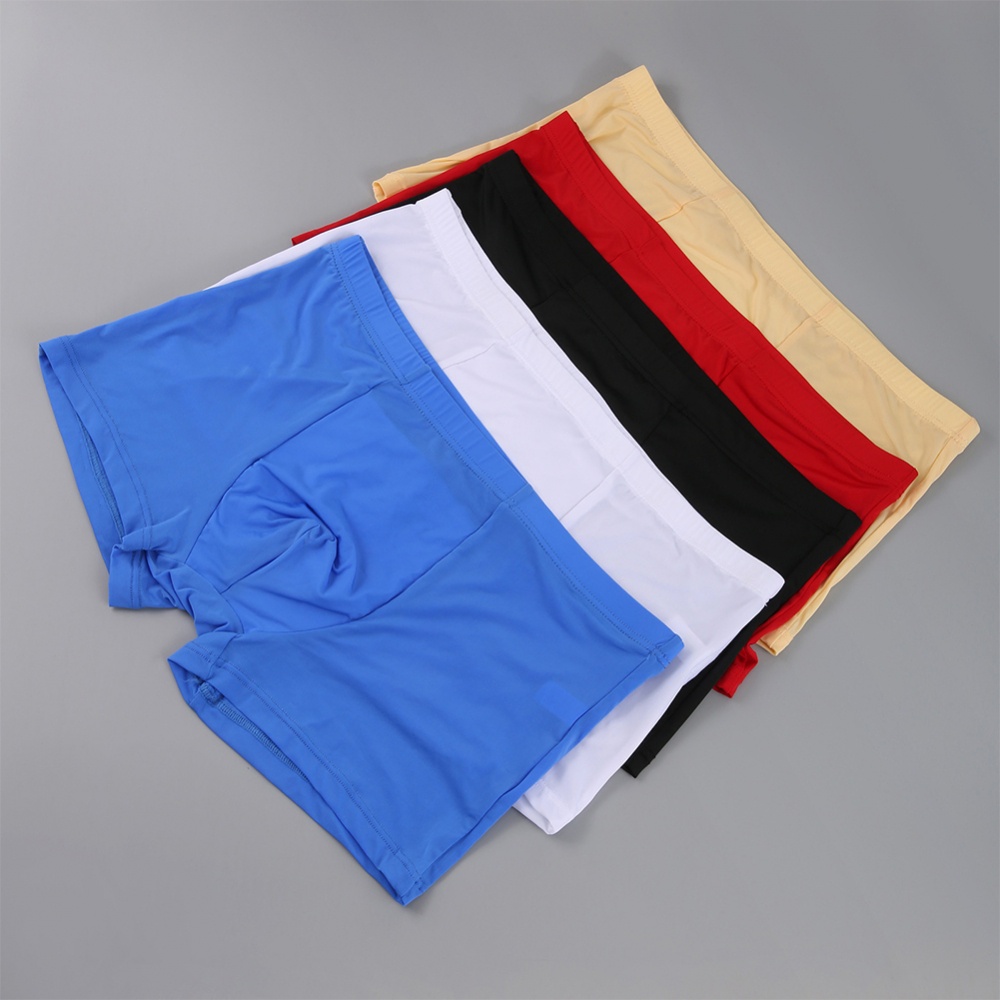 กางเกงชั้นในบ็อกเซอร์-แบบนิ่ม-พลัสไซซ์-สีพื้น-สําหรับผู้ชาย-ไซซ์-l-3xl