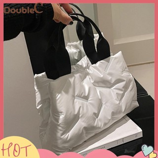 【Double C 】✿   กระเป๋าถือลําลอง ขนาดใหญ่ จุของได้เยอะ แฟชั่นสําหรับสตรี