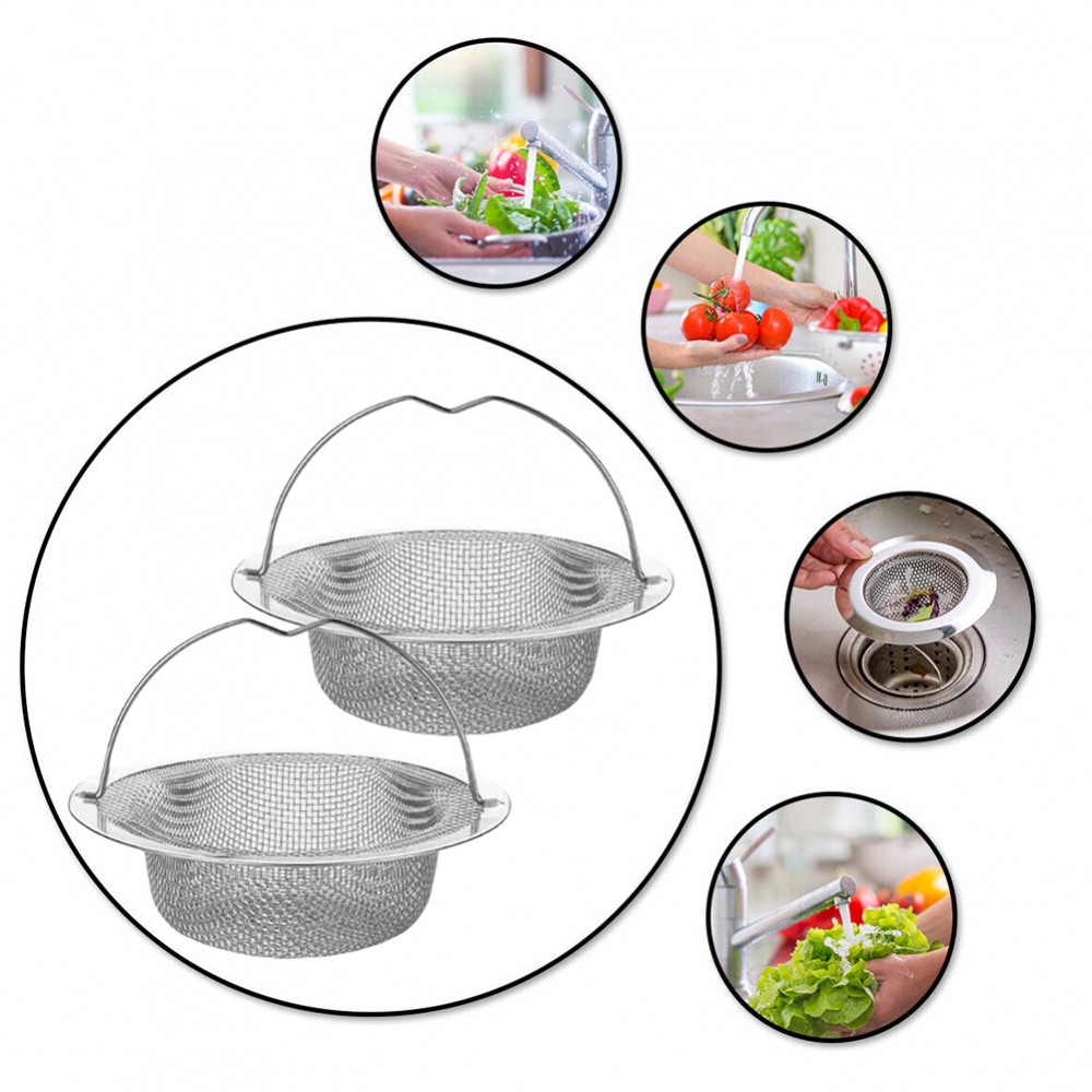 sink-strainer-drain-for-most-110mm-sink-drain-garbage-kitchen-stainless-steel