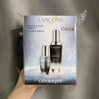 Lancome เอสเซนส์บํารุงรอบดวงตา 20 มล. ➕ ชุดขวดน้ํา ขนาดเล็ก สีดํา 50 มล. 2 ชิ้น