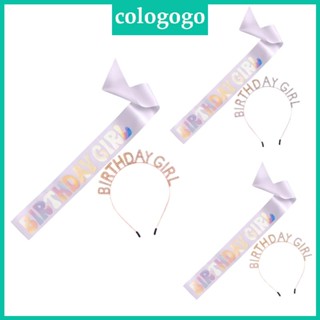 สายคาดศีรษะ พิมพ์ลายตัวอักษร อุปกรณ์ประกอบฉากปาร์ตี้วันเกิด สําหรับผู้หญิง