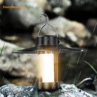 [Domybestshop.th] โคมไฟฟลัดไลท์ LED แบบพกพา สําหรับตั้งแคมป์ เดินทางฉุกเฉิน