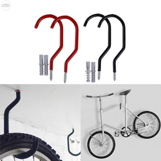 เครื่องมือจักรยาน พร้อมตะปูต่อขยาย แบบแขวนผนัง 105 กรัม 17.5*8*2 ซม. สีดํา แดง 2 แพ็ค